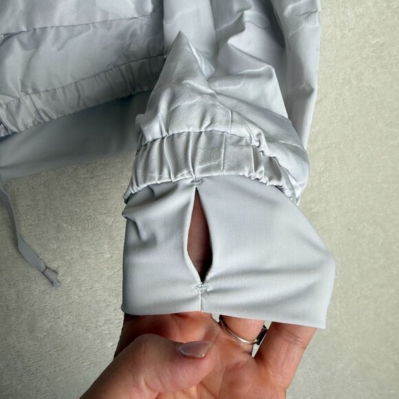 Blanc Noir Size M Skyfall Camo-Print‎ Aviator Jacket in New Grey Camo Outdoor - Picture 12 of 14